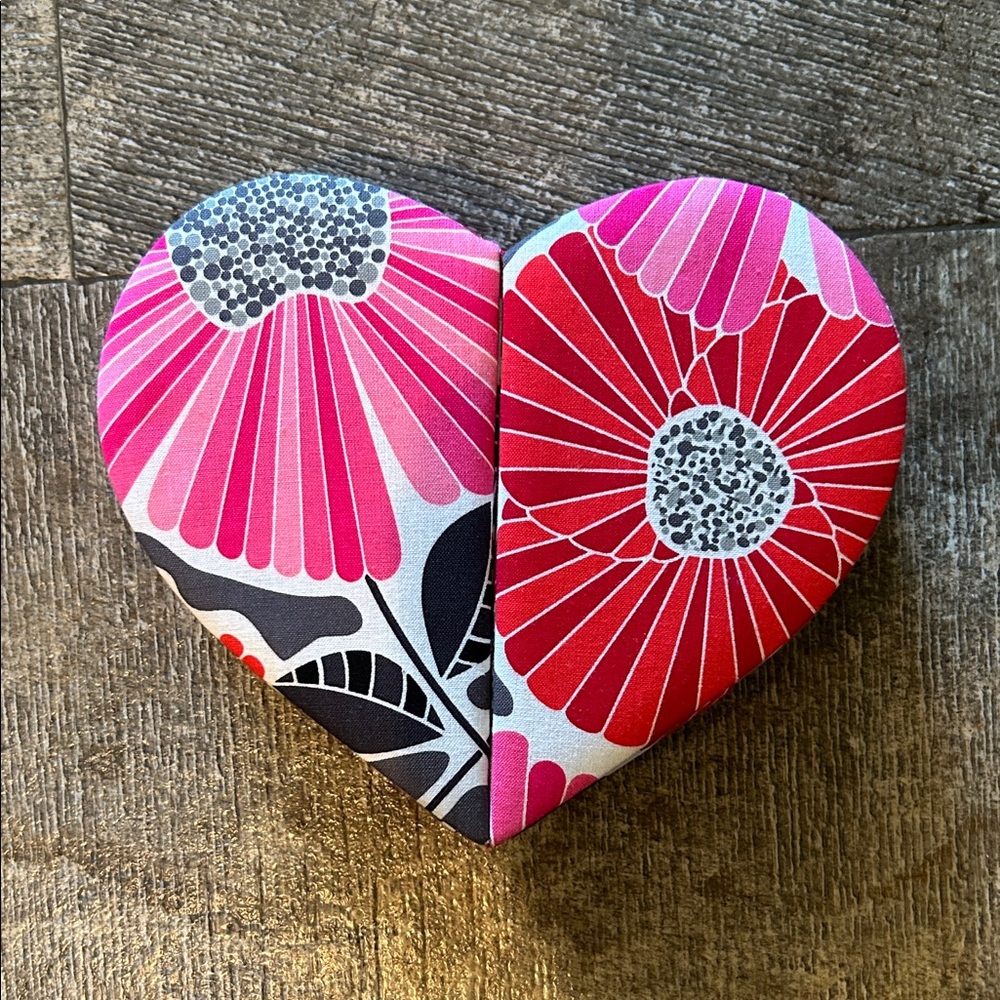 Heart-Shaped Floral Box